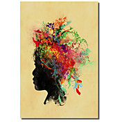 Printed Canvas Art People Wild Child 2 by Budi Satria Kwan with Stretched Frame