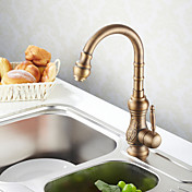 Antique Brass Kitchen Faucet (Antique Copper Finish)