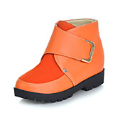 Elegant Leatherette Flat Heel Boots With Buckle Party/Evening Shoes(More Colors)