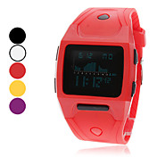 Unisex multifunzione di gomma orologio da polso digitale automatico (colori assortiti)