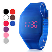 Unisex Gomma portato orologio da polso digitale (colori assortiti)