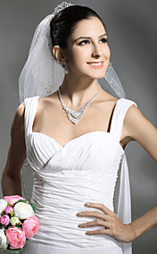 Beautiful Two Layers Elbow Length Wedding Veil