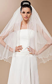 Two-tier Tulle Fingertip Veil (More Colors)