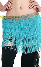 dancewear polyester met kwastjes prestaties buikdans riem voor dames meer kleuren