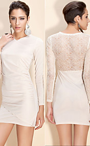 dessin de dentelle sur la robe de ts bodycon retour
