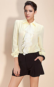 ts manches 3/4 volants chemisier chemise
