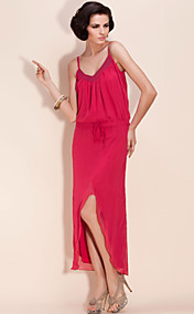 ts sangle spaghettis débit robe de mousseline