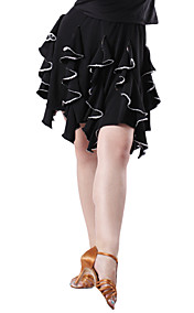 ropa de ropa de baile latino de baile hermosa falda para las damas más colores