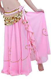 dancewear chiffon con perline gonna prestazioni per le signore colori più