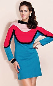 TS Color Block Thick Jersey Dress
