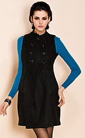 TS Double Breast Sleeveless Coat