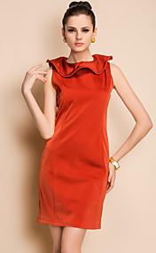 simplicidade ts forma vestido de cocktail ajustável coleira