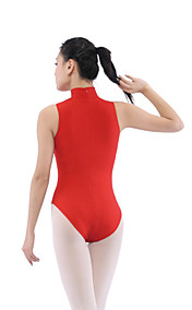 dancewear bomull / spandex ballett turtle-neck tank leotard for damene