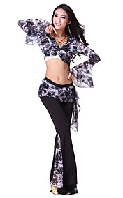 Dancewear Viscose og Chiffon Belly Dance Antrekk For Ladies