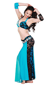 Discoteca in raso e Spandex con abiti danza del ventre in pizzo Per Donne Altri Colori