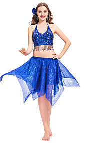 Wonmen Dancewear Chiffon With Sequins Belly Outfit More Colors Available