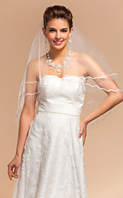 Elegant Elegant One-tier Elbow Wedding Veils With Pencil Edge