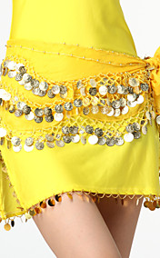 Rendimiento de gasa con cinturón monedas Belly Dance Para mujures Más colores Dancewear