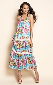 TS Strap Midi Beach Dress