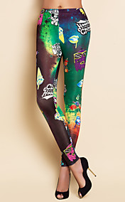 TS Leggings impressão dos desenhos animados bonitos