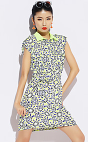 TS Chiffon Lapel Short Sleeve Dress