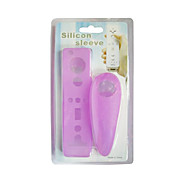  Protective Silicon Case/Sleeve/Skin for Wii Remote and Nunchuk (Pink/ White/ Black/ Blue)