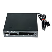  3,5 "tous les usb-en-1 lecteur de carte interne 2.0 + port USB (noir)