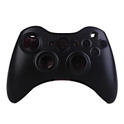  Replacement Control Pad Housing Case + Screwdriver for Xbox 360 Wireless Controller (Black)