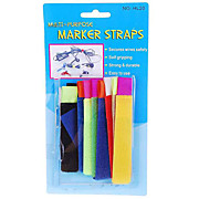  cable de color banda de velcro vinculante (paquete de 8 piezas)