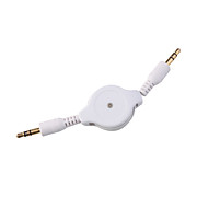  3.5mm M to M Retractable Audio Data Cable for iPod/iPhone/iPad/MP3 Players