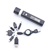  Portable 6-in-1 Universal Charger + LED Torch