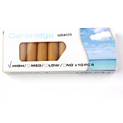  10 x eletrônicos cigarro de tabaco set recarga gosto (branco)