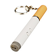  3-in-1 Cigarette Shaped White LED Flashlight + Red Laser + Black Ball Pen Keychain (3*LR41)