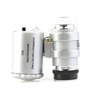  60X Microscope Loupe LED Magnifier + Currency Detecting
