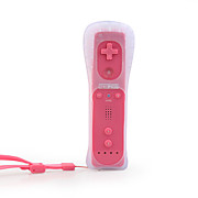  2-in-1 MotionPlus Remote Control + Protective Silicon Case for Wii (Pink)