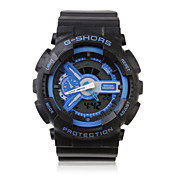 Silicone Band LED Sport Watch(Blue)