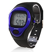  Calorie Counter Pulse Heart Rate Monitor Stop Watch - Blue