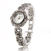  Women's PC Movement Silver Band White Dial Bracelet Watch