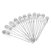  1500-2000 MCD 5mm Blue LED Emitters (10-Pack)