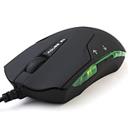  Scorpion USB Optical Wired 5D 1000dpi PC Gaming Mouse (Black)