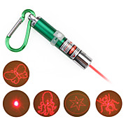  4 in 1 Red Laser LED Keychain - Green