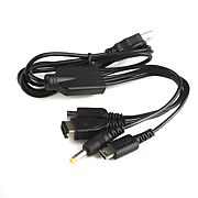  4-in-1 USB Charging Cable for Nintendo DS Lite, NDS, DSi, 3DS and PSP