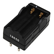  digitais li-ion bateria, carregador de tomada para eu 2x18650