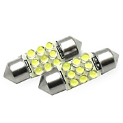 9-LED White Bulbs (2pcs,12V)