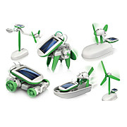  6-en-1 Solar Robot (verde)