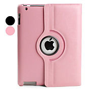  360 Degree Rotating Protective PU Leather Case and Stand for iPad and iPad 2 (Auto Sleep Function, Assorted Colors)