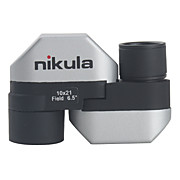  Nikula Mini Zoom Monocular Telescope 10 x 21 mm (Silver)