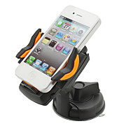  Universal Car Mount Kit for iPhone 4S, Samsung i9220, PSP and GPS (Orange and Black)