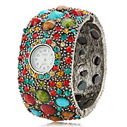 Women's Fashionable Alloy Analog Quartz Bracelet Watch DBS1