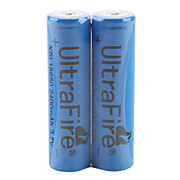  UltraFire XSL 18650 2400mAh 3.7V Rechargeable Li-ion Batteries (2-Pack Blue)